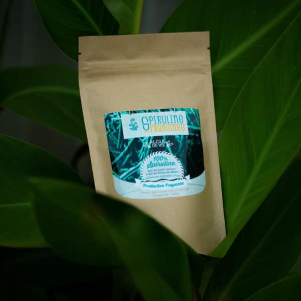 Spiruline en sachet de 100 grammes