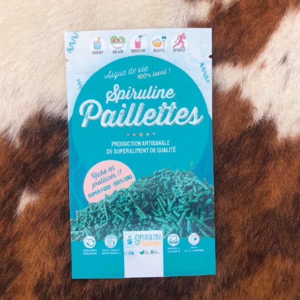 Spiruline en sachet de 50 grammes